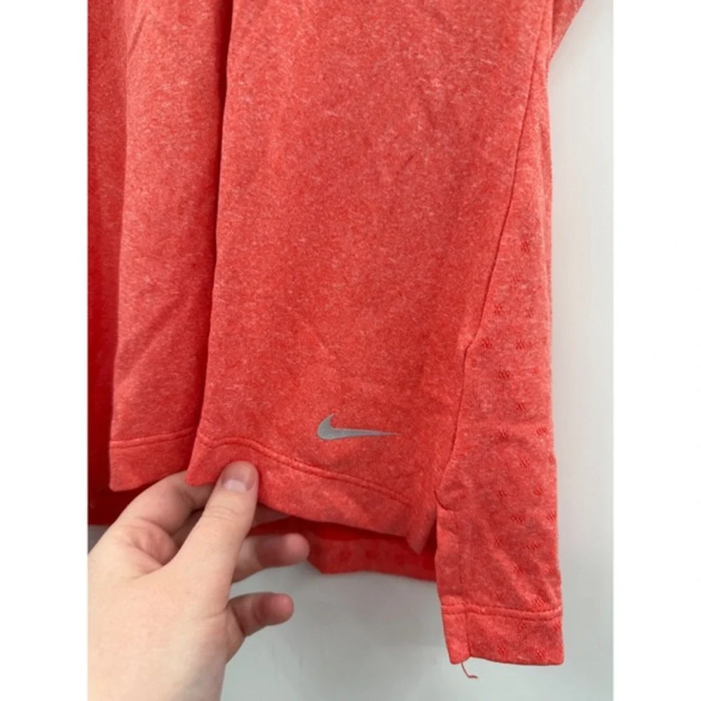 Nike Golf‎ Dri-FIT Sleeveless Polo Shirt Women's Small Coral Athletic Golf Top